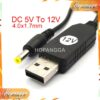 Kabel USB Step UP DC 5V to 12V Adapter Stepup Jack 4.0mm Output - Gambar 2